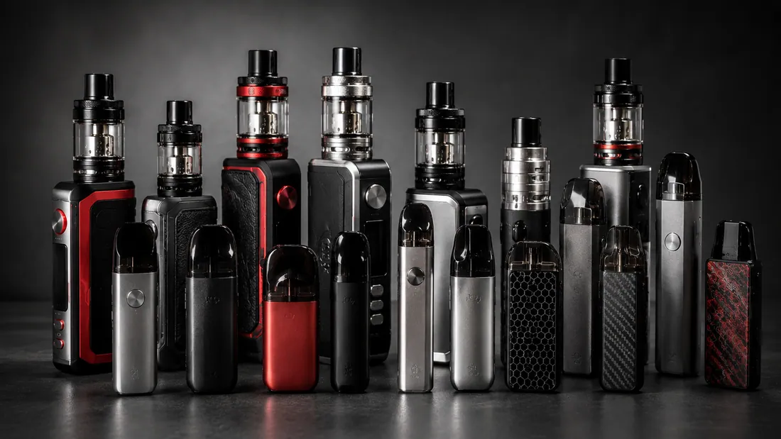 eZigaretten – Geräte, MODs, Kits, Podsysteme und Verdampfer